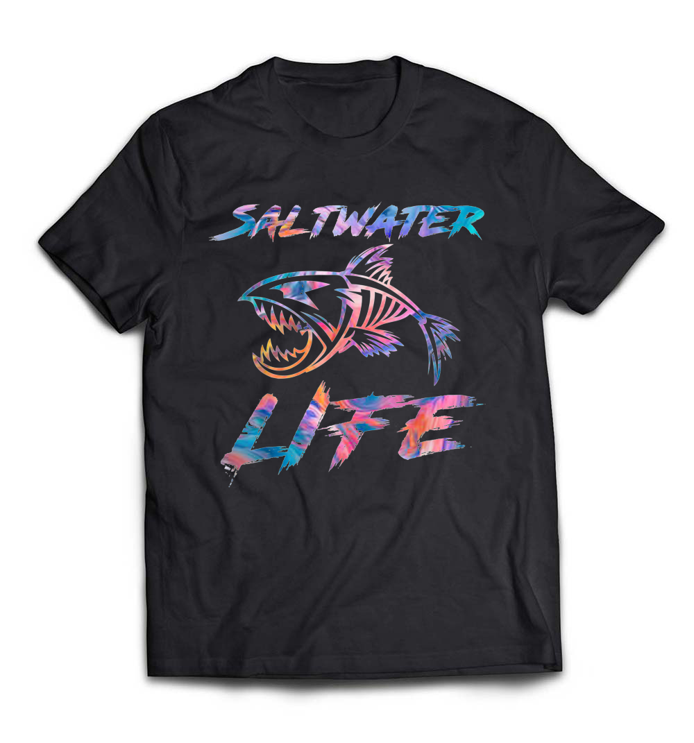 Saltwater Life Fishing T-Shirt: Dive into Your Passion for Fishing